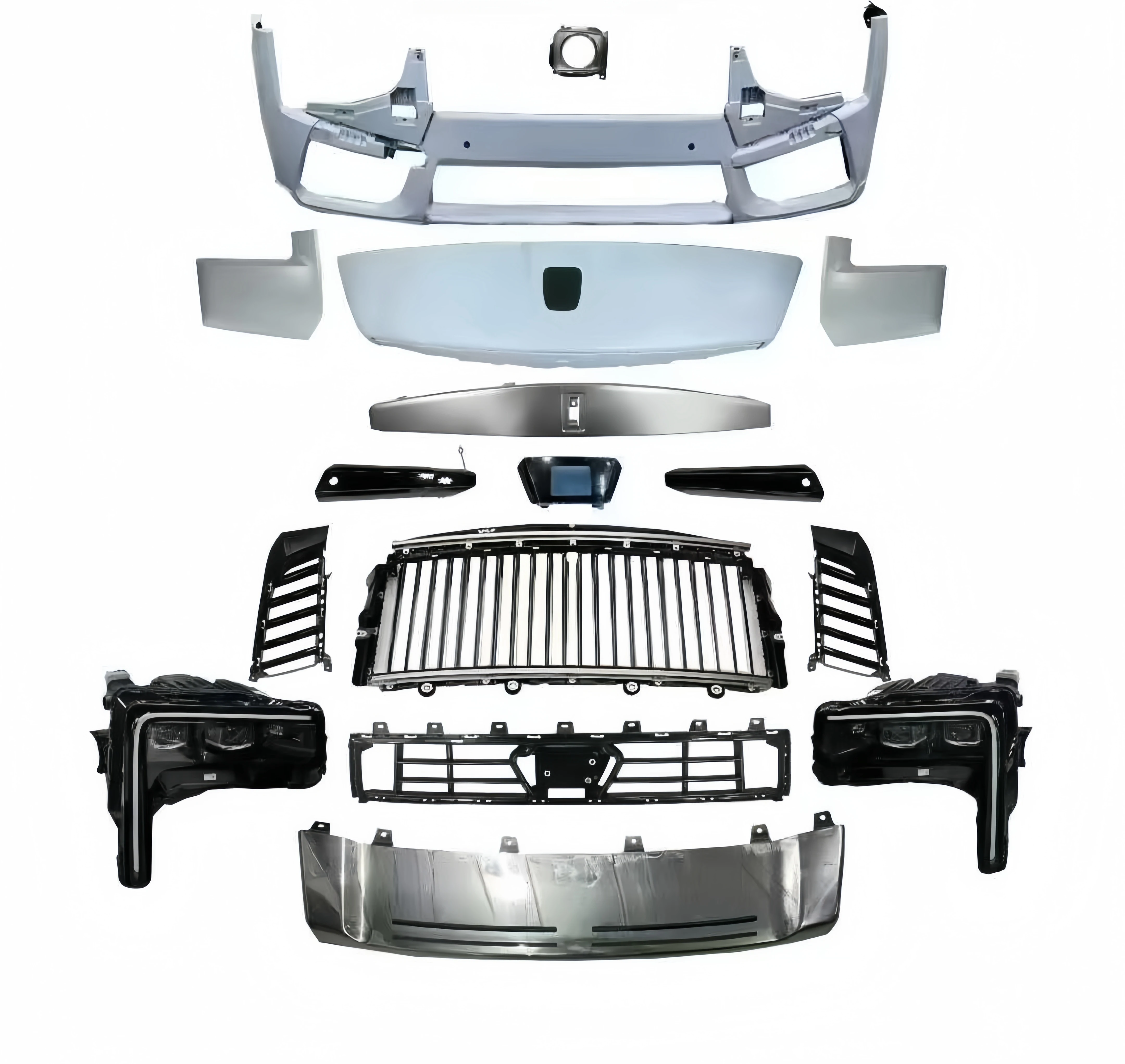Complete OEM Facelift Conversion & Custom BuildSuitable For Cullinan Body Kit 2019 Upaded 2025 Style Car Bumpers LED Headlight