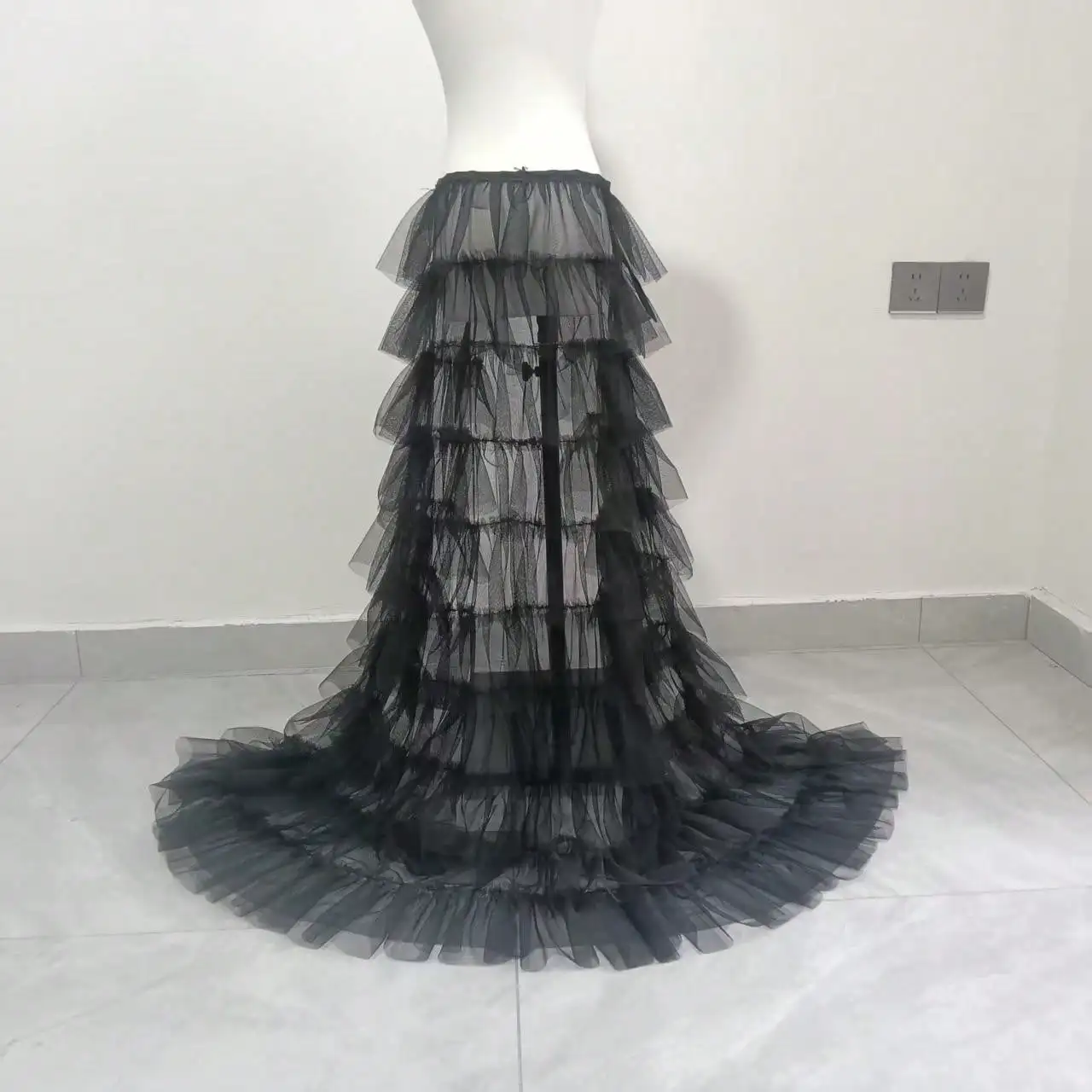 Picture 7: Layered Hem Multi-layer elegant Mesh Petticoat