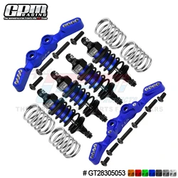 GPM Alu 6061 F&R Shock Towers & Shocks For TRAXXAS 1/10 Ford GT 4-TEC 2.0 / 3.0