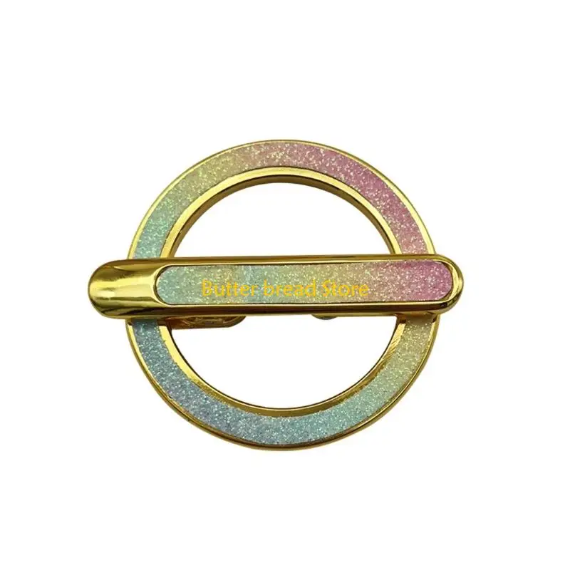 W89C Universal Phone Rack مع تصميم بروش متلألئ 360 درجة قابل للتعديل للهاتف