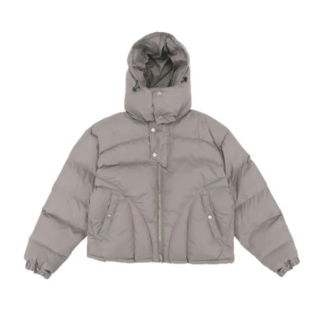 الشتاء القوطية Ins نمط الخبز سترة زوجين سترة قطن الرجال النساء شارع العليا الرجعية معطف دافئ الشارع الشهير الموضة