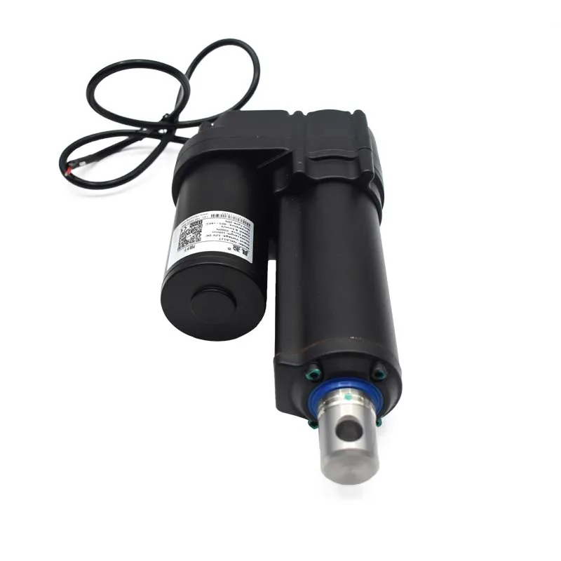 Motor Brush Industri 7000N 700KG 12V 24V IP65 Aktuator Linear Kecil untuk Motor Furnitur Peralatan Industri