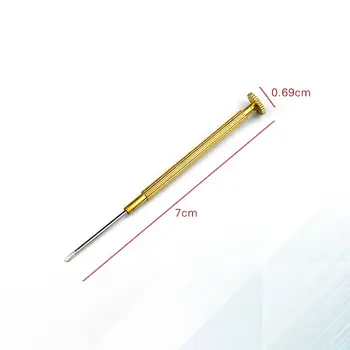 勞力士手錶維修工具套裝,包含金屬一字螺絲刀,用於拆卸和安裝螺絲,規格有0.8mm、1.0mm、1.2mm、1.4mm、1.6mm和1.8mm。 10 最佳銷售 手錶螺絲起子套裝 - №8