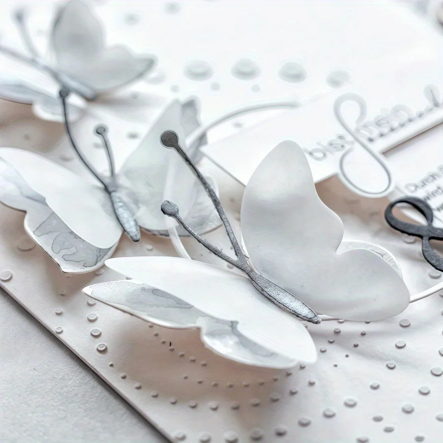 2025 New Arrival Layered Butterfly Series Metal Cutting Dies for DIY Scrapbooking Card Making Stencils Photo Albums