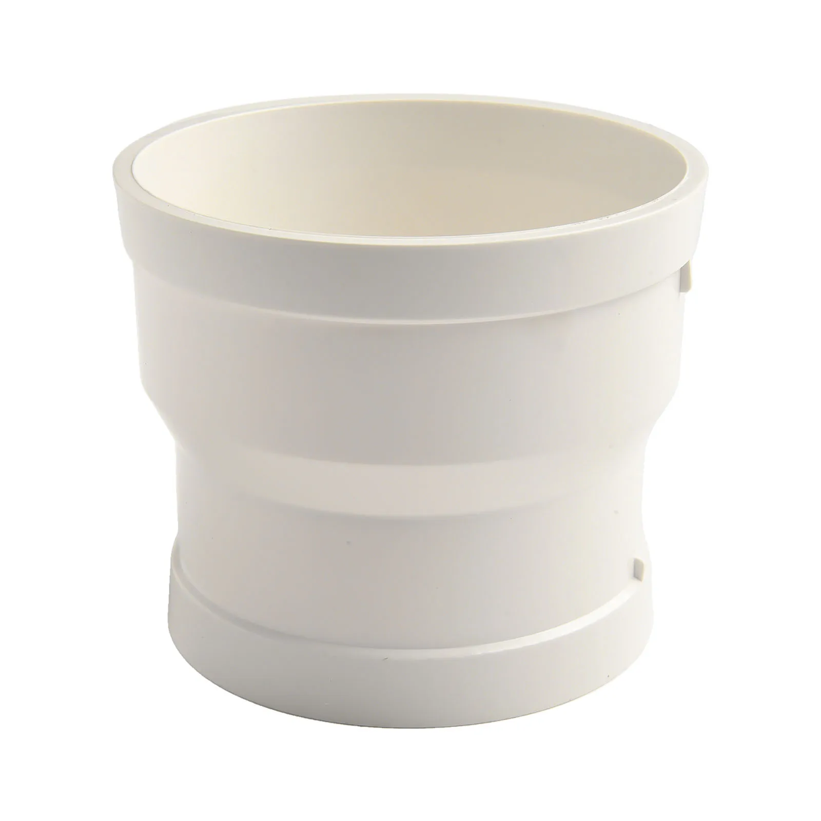 Переходник-переходник для соединений, вентиляция труб для всех типов трубного переходника, белый переходник для вентиляции труб из АБС-пластика 125–110