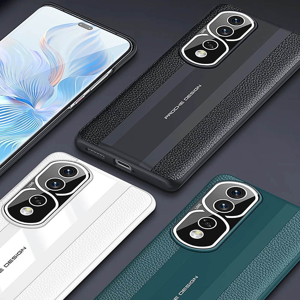 Honor80 Genuine Leather Phone Case for Honor 80 Pro Luxury 100% Natural leather Protection Cover For Huawei Honor 70 Pro Capa