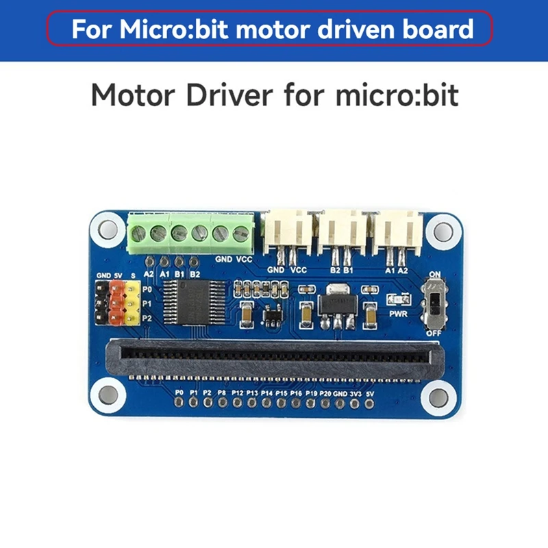 For Micro:Bit Motor Driver Board Can Driver Dual Channel DC Motors For Robotics & DIY Projects AT64