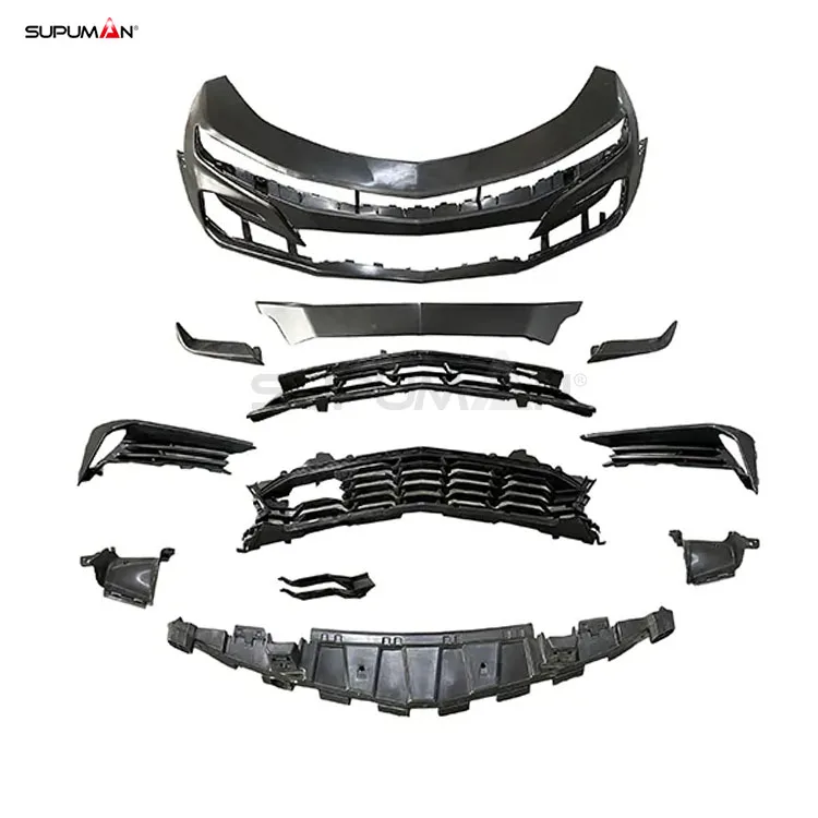 B SPM ABS Plastic front bumper rear bumper diffuser side skirt rear spoiler kit for Chevrolet Camaro SS body kit 2019-2022