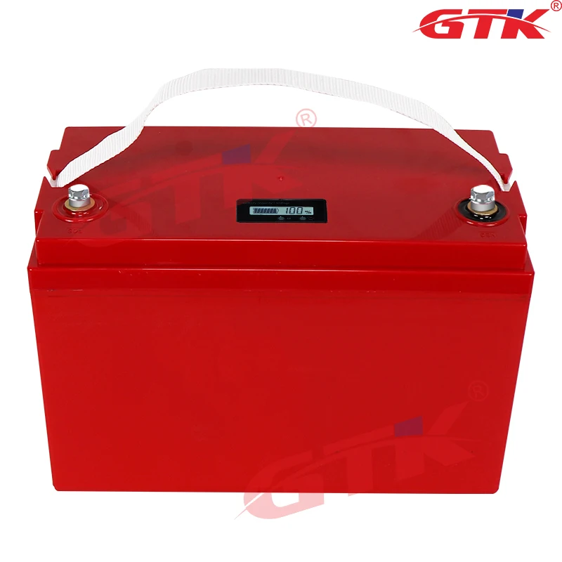 GTK lithium ion battery 12V 24V 36V 30AH 50AH  60AH 70Ah 80AH  100AH with BMS solar street lights electric toys Bluetooth audio