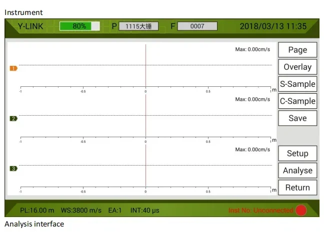 ASTM D5882-16 Low Strain Pile Integrity Test and Low Strain Pile Integrity