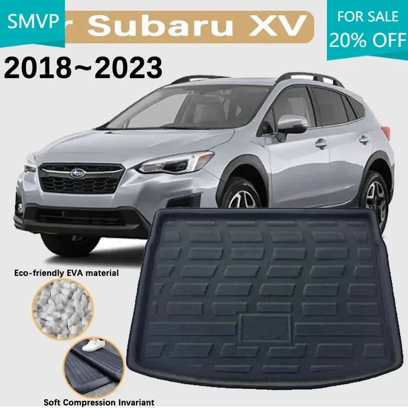 

EVA Material Accessories Crosstrek GT 2022 Car Trunk Floor Mat Cargo Trunk Waterproof Carpet Storage Pad For Subaru XV 2018~2023