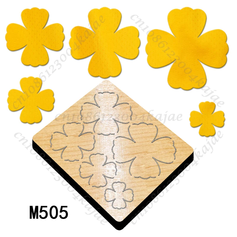 

Clover，Flower New Cutting Dies 2024 New Arrivals Scrapbooking 16MM Knife Suitable for Most Wooden Cutting Dies Machines