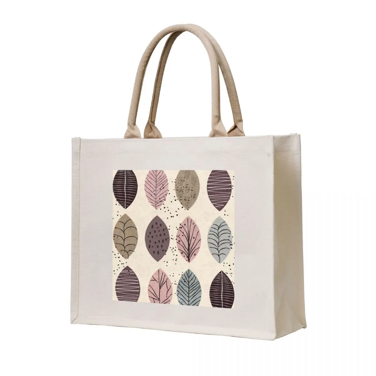 

Nature Inspired Leaves Tote Bag Custom bag free delivery bags Customizable tote bag eco folding
