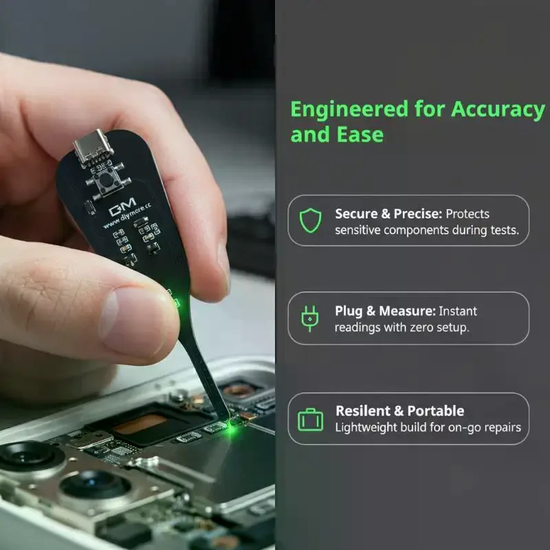 Inductance Tester Non-Contact Coil Detection Tool For PC Mobile Motherboard Repair Diagnostics Quick Fault Check
