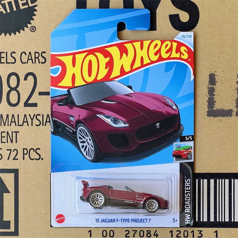 2024-116 HOT WHEELS 1:64 15 JAGUAR F-TYPE PROJECT 7 Kolekcja odlewanych ciśnieniowo modeli samochodów na prezent