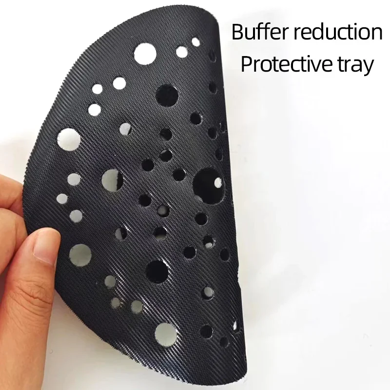 8PCS For Mirka 6\'\' 150 mm Holes Ultra-thin Interface Buffer Pads Hook and Loop Sanding Pad Protection Self-adhesive Abrasive Pad