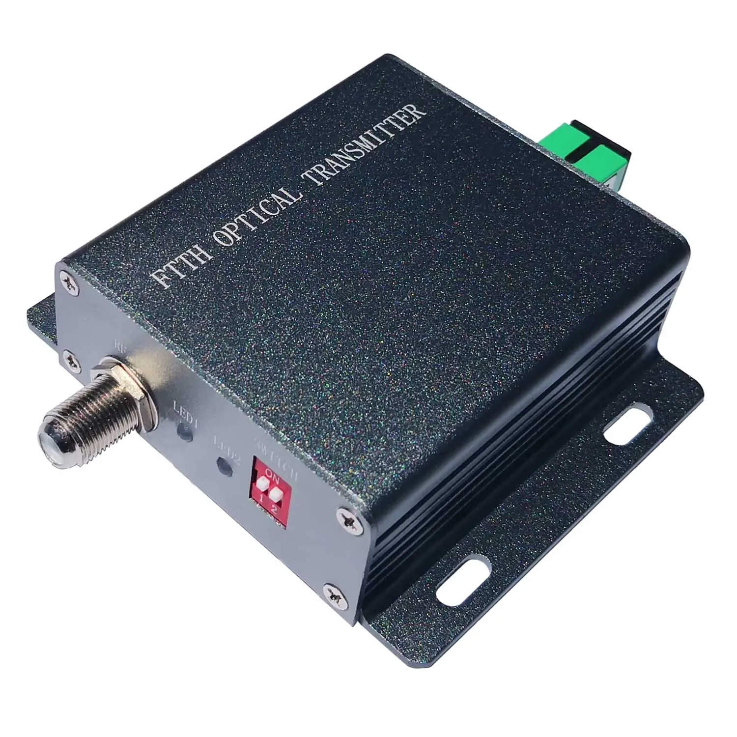 

Dual-Wavelength (1310nm/1550nm) RFoF Transmitter for CATV/Satellite TV, 45–2150MHz, 3mW/10mW Optical Output