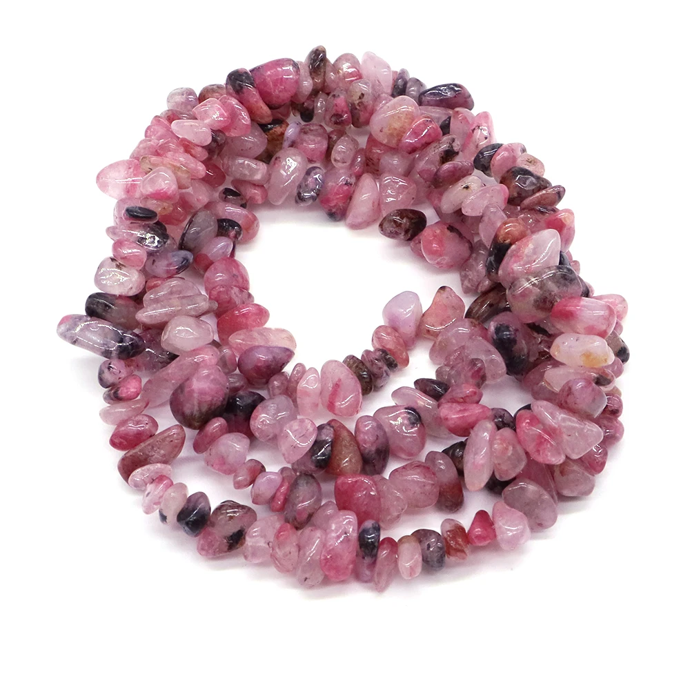 Unregelmäßige natürliche Kies rot schwimmende Achat lose Chips Kristall Perlen Schmuck machen Diy Halskette Armband Zubehör Urlaub Geschenk – Detail 7