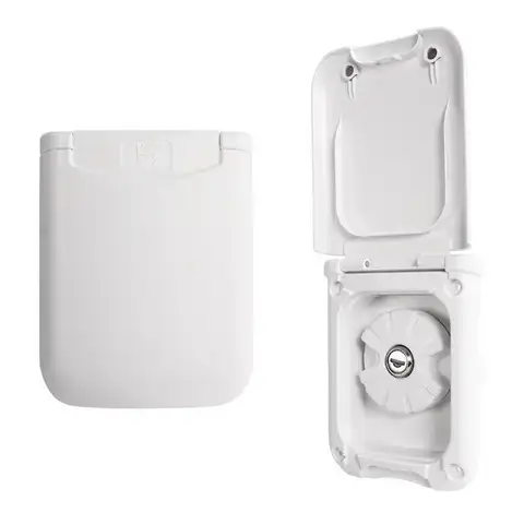 Husbilsvattenintag med magnetiskt lock, påfyllningslucka för färskvatten, inloppsfilter, låsbart vattenintagslock till husvagn, tank 8 best sales husbilsvatten - №8