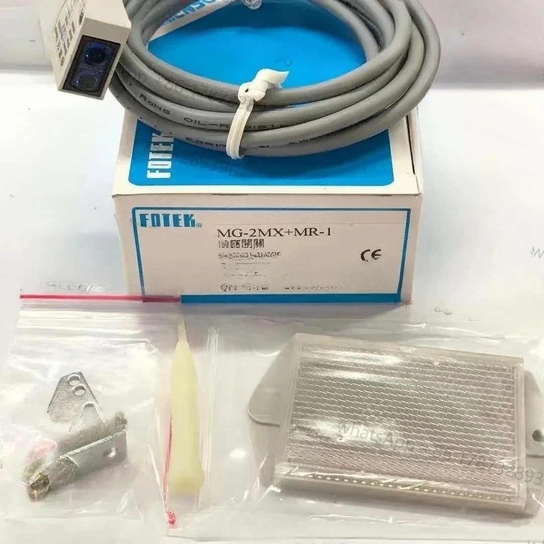 MG-2MX+MR-1 FOTEK Photoelectric Switch Sensor MG-2MX Mirror Reflex Type PHOTO SENSOR Original & New