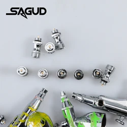 SAGUD Airbrush Valve Seat Parts Replacement Kits Sprayers Gun Stainless Steel Valve Seat Accessories Suitable for Many AirBrush