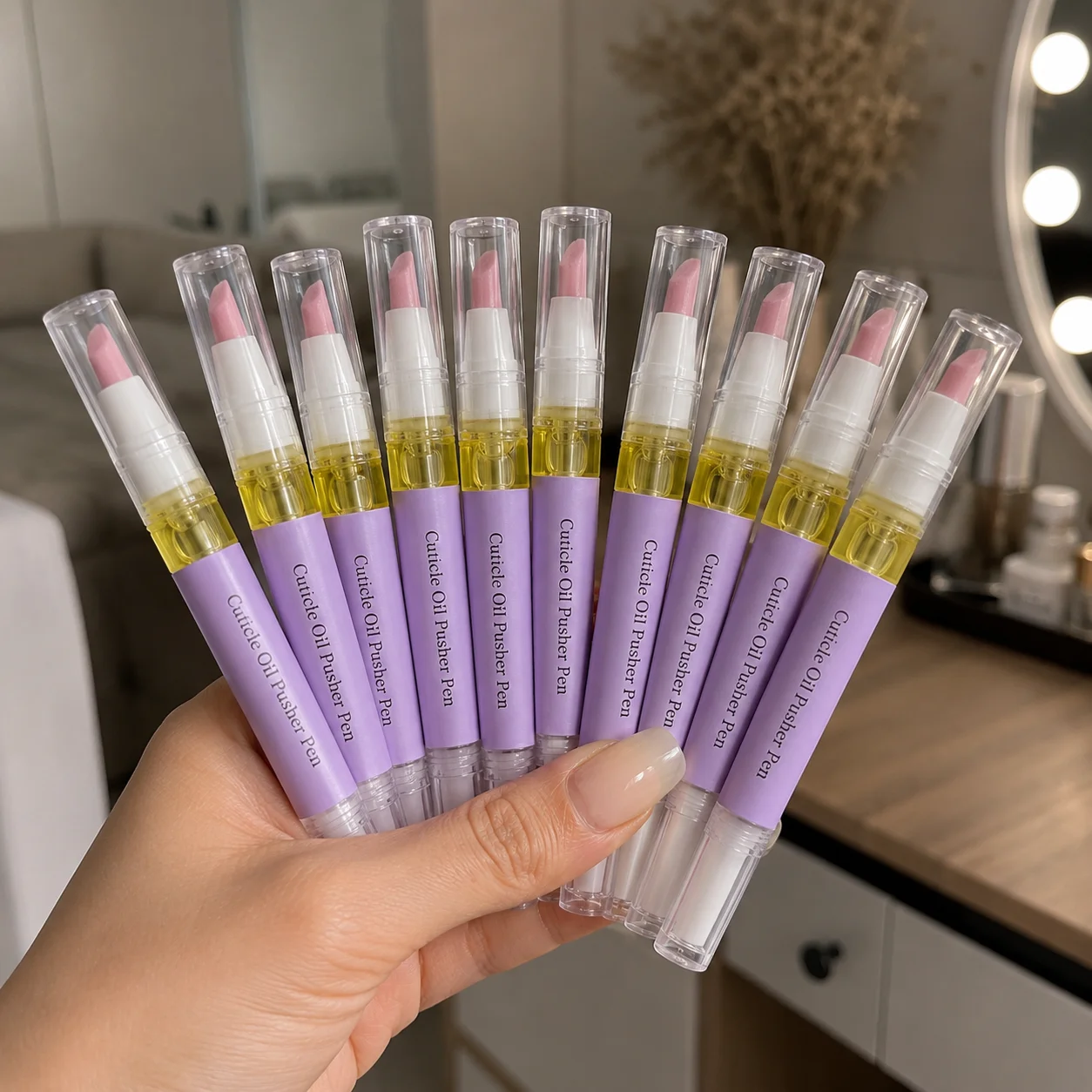10pcs Nail Cuticle Oil Pen Anti Cracking Strengthening Nourishing Cuticle Repair Remove Dead Skin Beauty Health Nail Nutrition Oil Pen