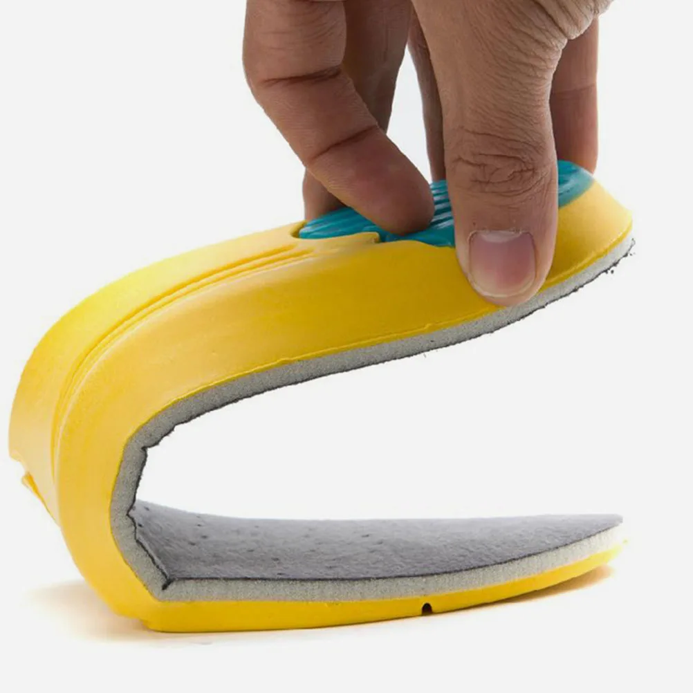 

High Elastic Breathable Insoles Grey Color Size Adjustable Heightening Shoe Pads Sweat Absorption Shock Absorbing Non Slip EVA
