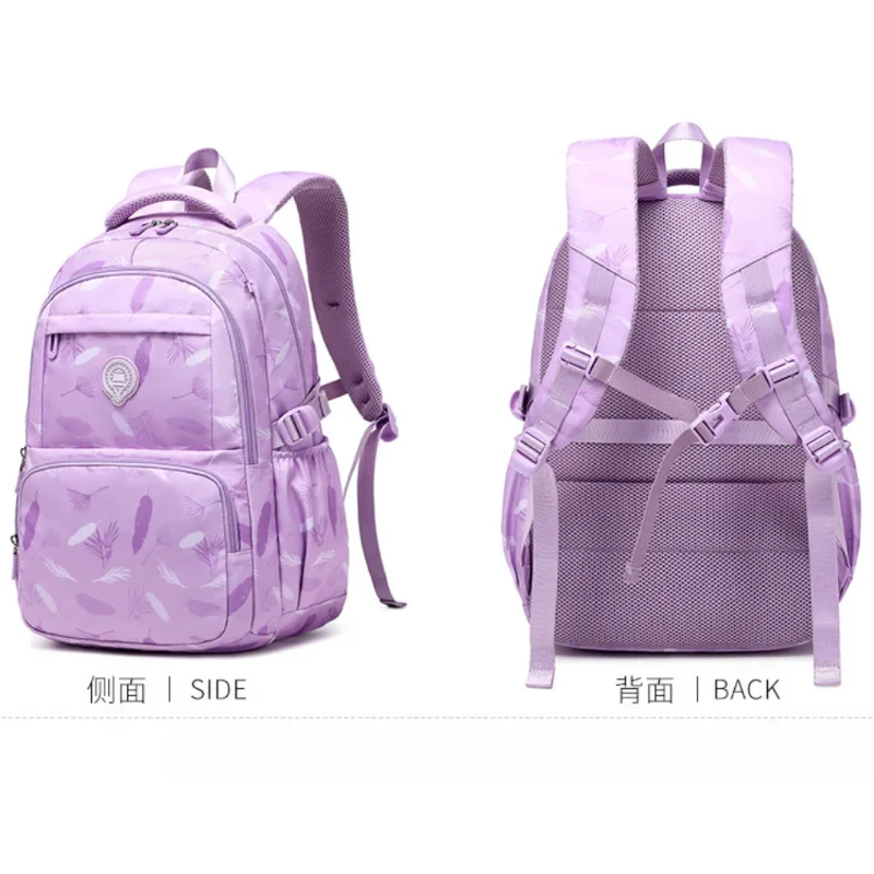 New Backpack for Girls Primary Secondary Schoolbags Boy Printing Junior High School College Men Backpacks Waterproof Travel Bags