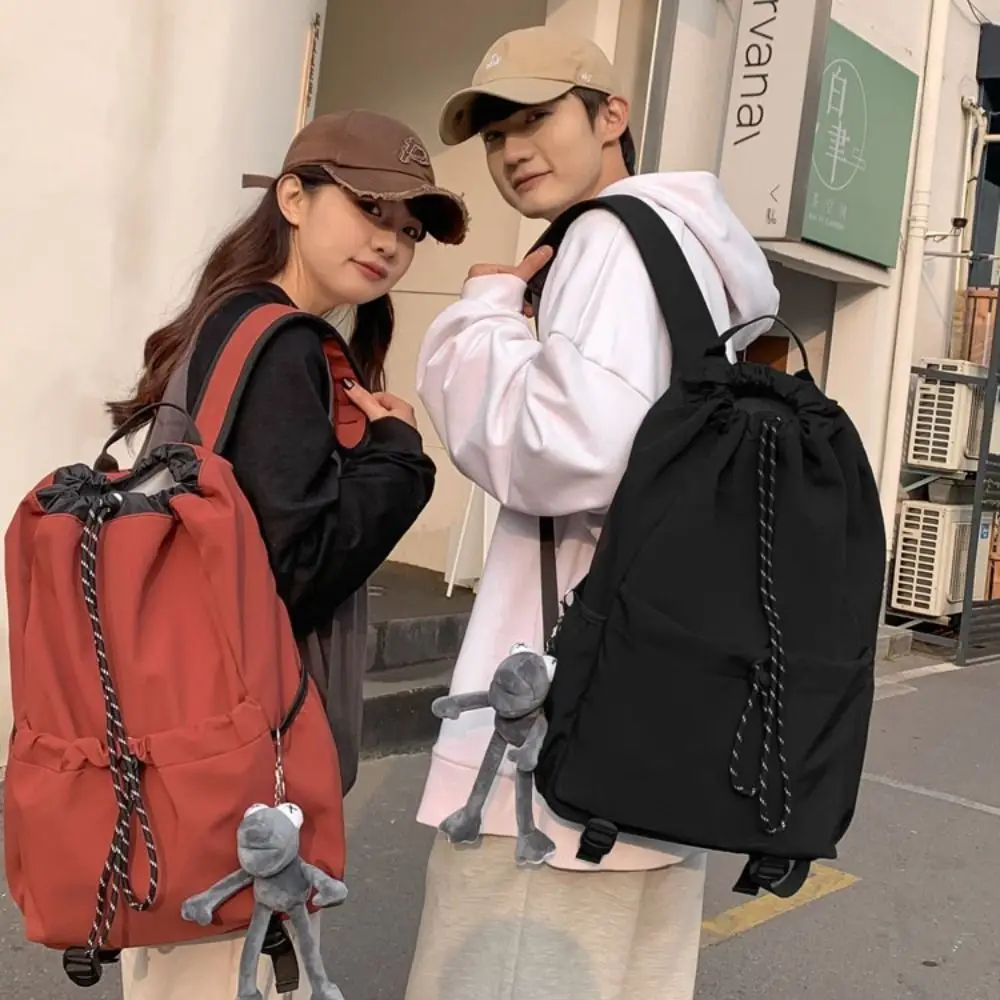 

High Quality Drawstring Hiking Backpack Large Capacity Multi Pocket Travel Backpack Cloth Casual School Bag Mountaineering