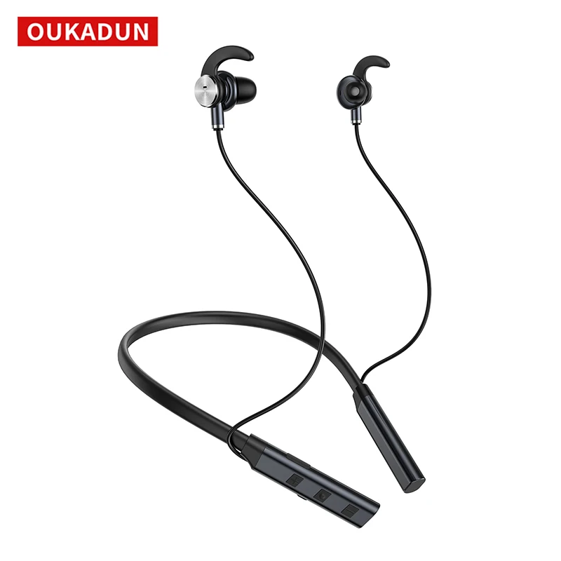 Active Noise Canceling Wireless Bluetooth Headset 5.0ANC Mode 5V Rechargeable In-ear Sports Headset with Microphone