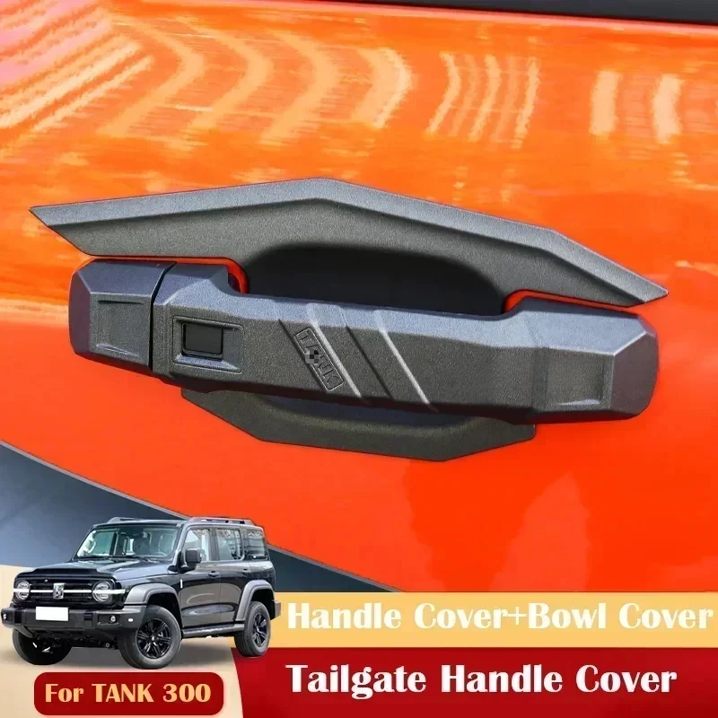 

Car Door Handle Cover Handle Bowl Protection Trim Tailgate Handle Cover for Great Wall GWM Tank 300 Accessories 2021 2022 2023