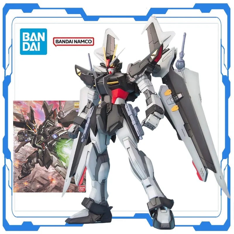 

Bandai Genuine Gundam Original Action Anime Assembly Model Kits MG 1/100 STRIKE NOIR Gundam Figure Action Desktop Ornament Toys