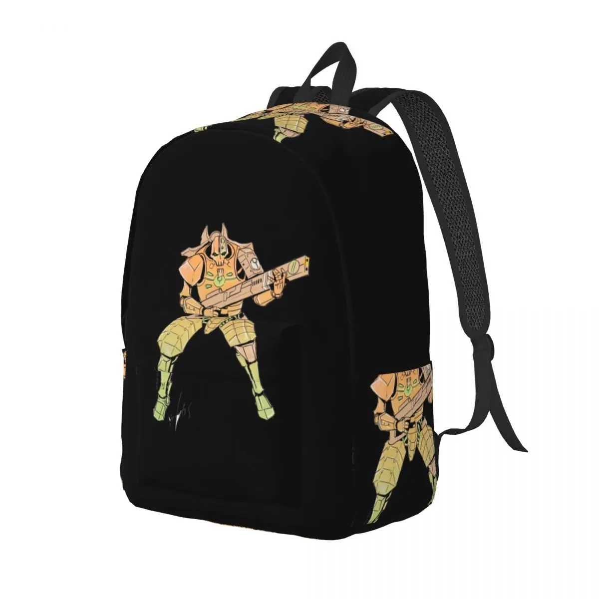 

Necron With Tau Armor Backpack Daypack Large Capacity Children BookBag School Bag Shoulder Bags for Boys Girls