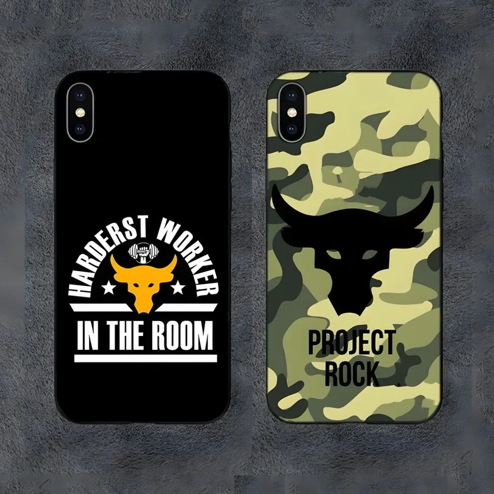 

P-Project-Rock Phone Case For Samsung S25,S24,S22,S23,S30,Ultra,S20,S30,Plus,S21 Fe,10,9,5G Silicone Cover
