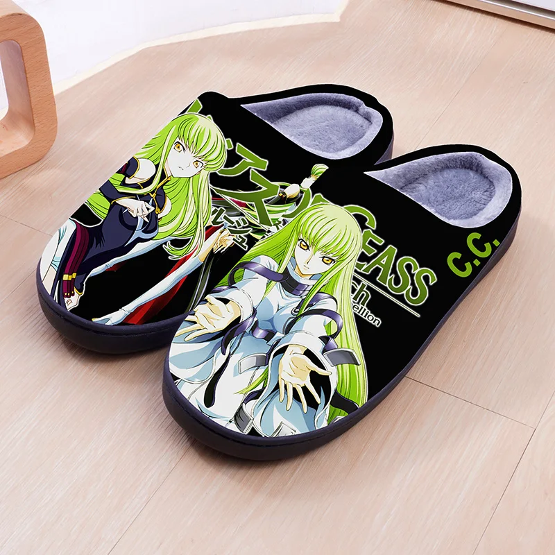 Lelouch of the Rebellion R2 Zero Lelouch CC Scarpe Pantofole invernali in cotone Unisex Cosplay uomo donna pantofole scarpe Abbigliamento per la casa