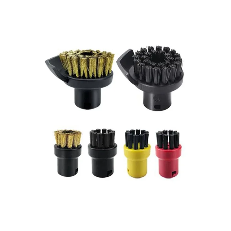 스팀 청소기 부착물 교체 라운드 스프링클러 깍지 헤드, Karcher SC1 SC2 SC3 SC4 SC5 SC7 CTK10 용 청소 브러시 