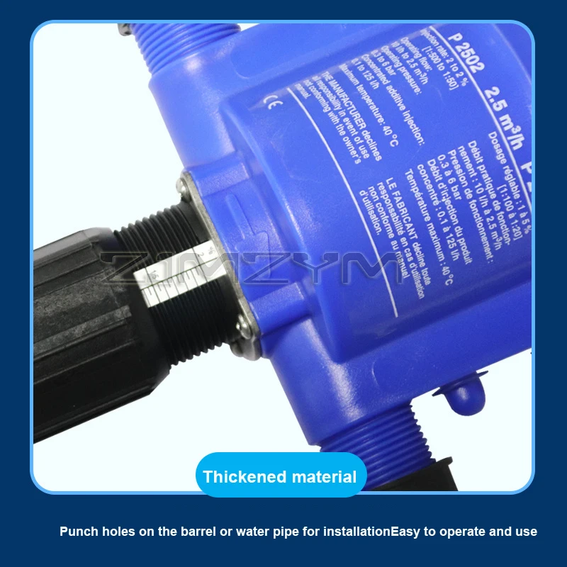 0.4-4% Automatic Doser Proportional Pump Livestock Fertilizer Injector Farming Chemical Dispenser Proportioner Dosing Pump