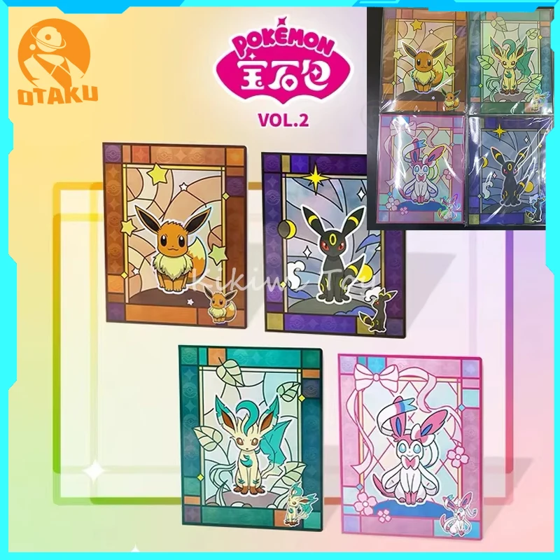 

In Stock Original Gem Pack Vol.2 Seriesd Collection Card Book Trading Card Game PTCG Cards Collection Brochure Ornament Toy Gift