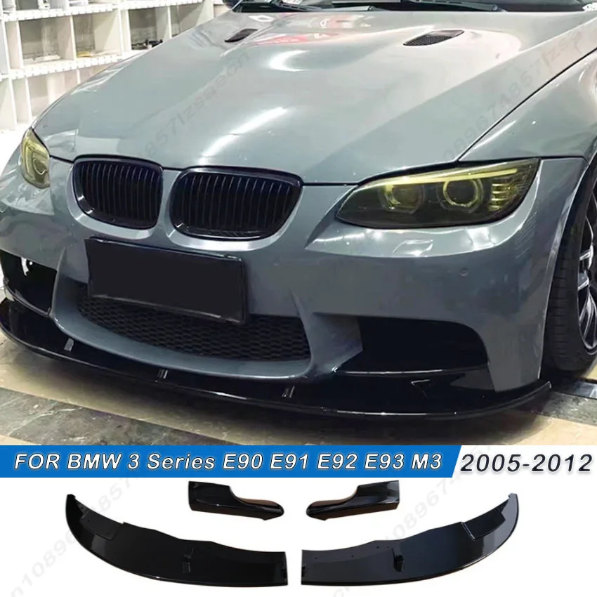 

Для BMW 3-й серии E90 E91 E92 E93 M3 LCI M Sport 2005-2012 Автомобильный передний бампер, спойлер, диффузор, разветвители, защита, накладка на кузов, комплект