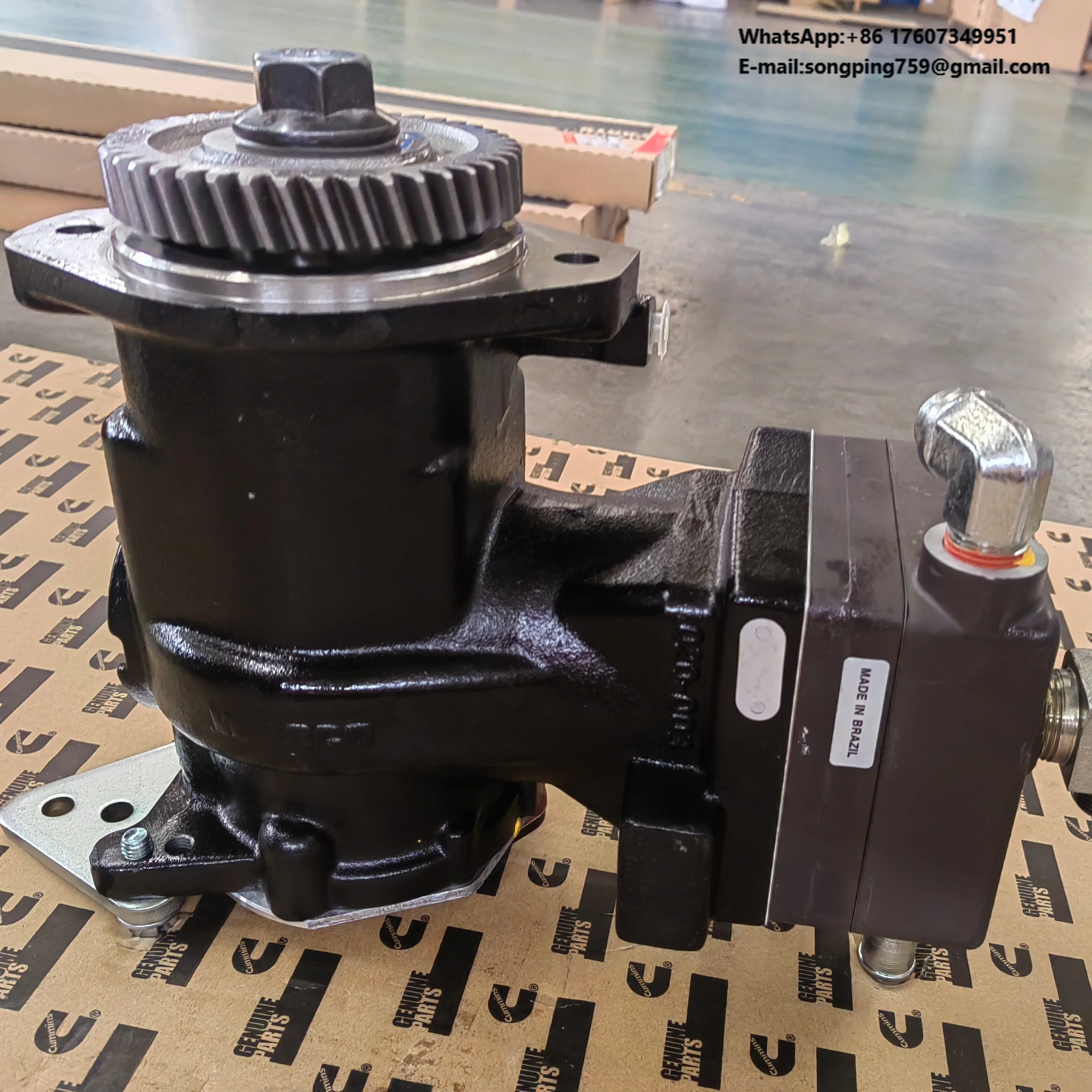 

Factory Supply Engine Air Compressor 4929623 3972531 for Cummins 6CT 6CTA8.3 Construction Machinery Parts