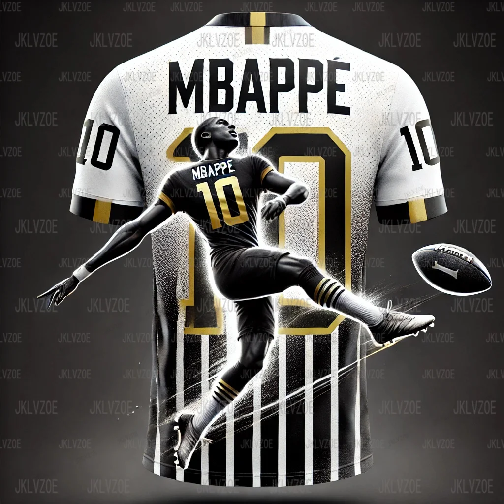 New 24/25 Summer Football Jersey Breathable Tees CHATGPT Design Edition Jersey Special Mbappe 10 Soccer Jersey For Kids/Adult