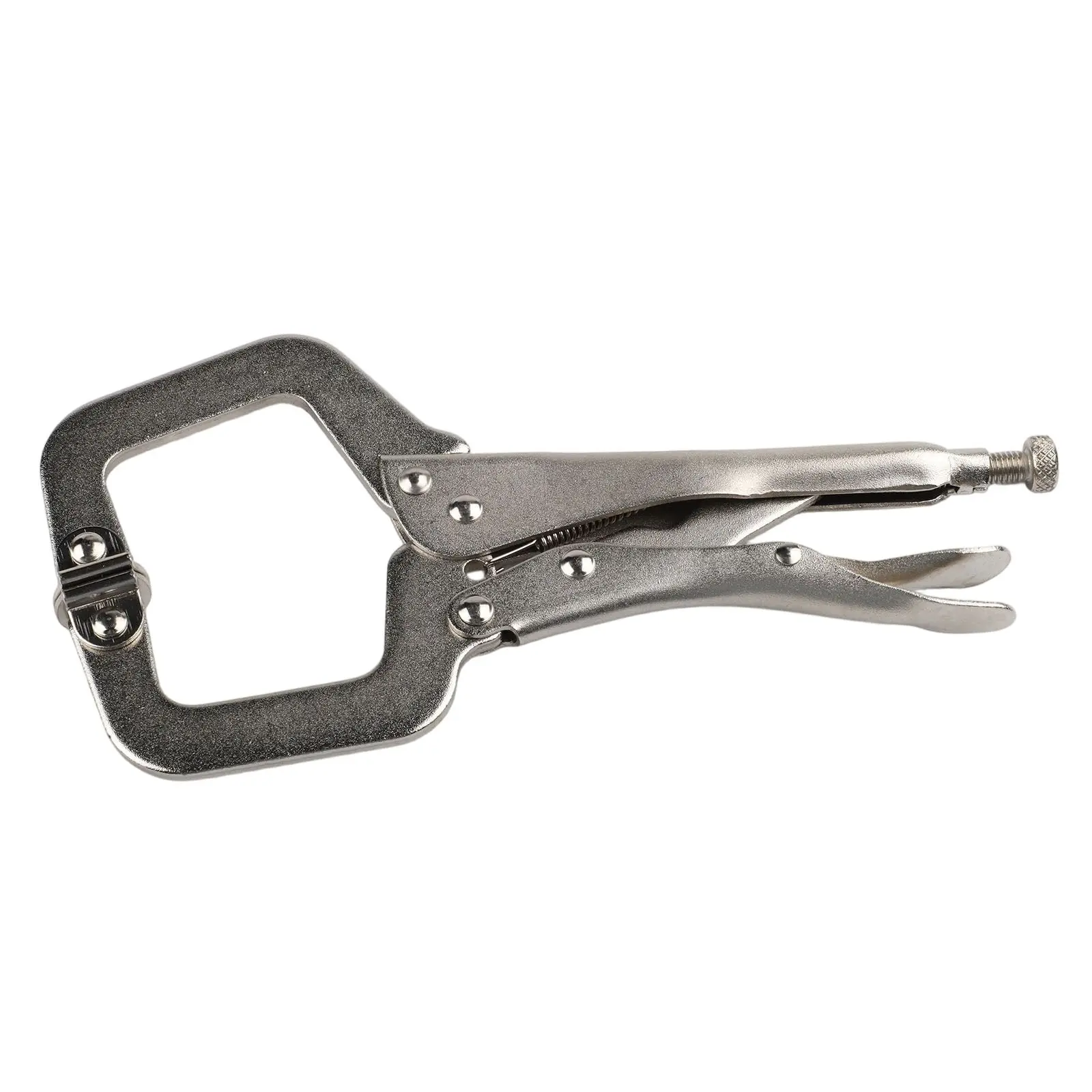Steel Locking C Clamp Pliers 9 inch for Welding Fabrication Wood Tenon Alignment and General Purpose Clamping Tasks