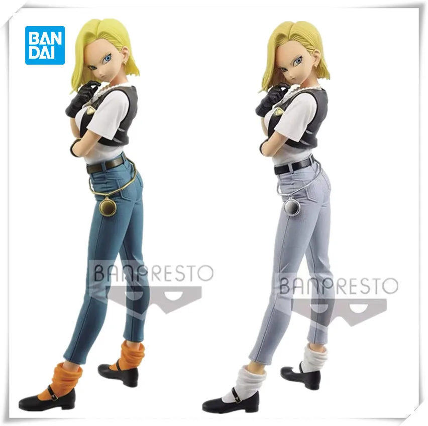 

Bandai Original One Kuji Аниме Dragon Ball Детский искусственный человек No. Коллекция моделей куклы из ПВХ, 18 шт.