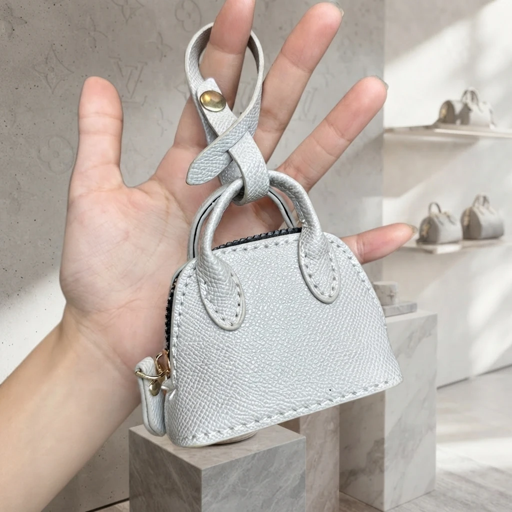 Versatile Coin Purse High-end Solid Color Portable Simple Small Bag Portable Small Jewelry Bag