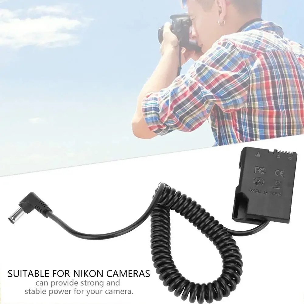 Искусственная аккумуляторная батарея, соединитель постоянного тока для фотоаппаратов Nikon D5600 D5500 D5300 D5200 D5100 D3300 D3400 D3200 Df