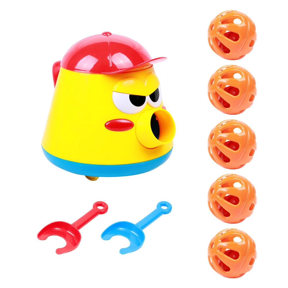 Lanceur de Pot à bulles, jouet de tir jaune, entraînement de capacité électrique, bouilloire en plastique pour enfants