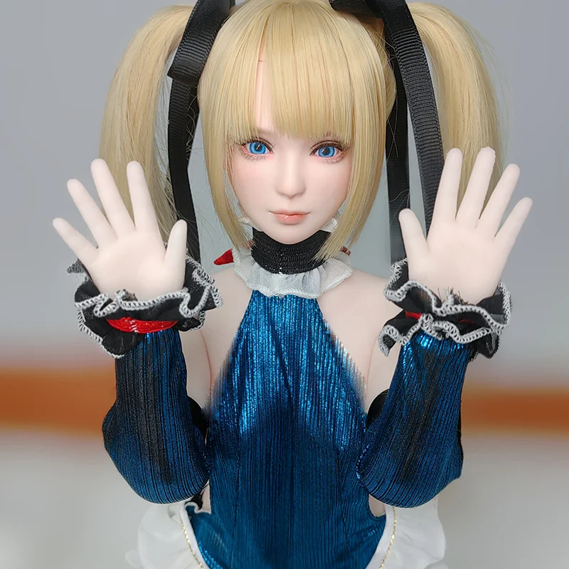 HuanChun 60CM Marie Rose BJD Customized Silicone Doll With Metal Skeleton Lovely Action Figure