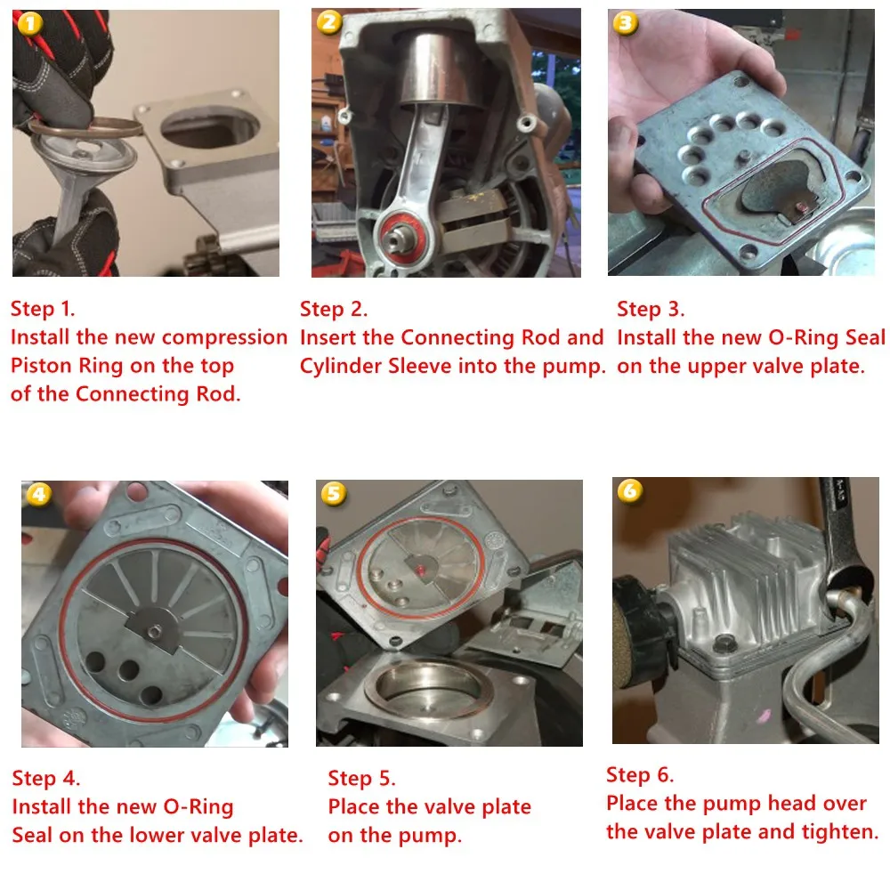 K-0650 Cable Air Compressor Service Kits Air Compressor Cylinder Sleeve For Craftsman Devilbiss Porter Cable Air Compressor