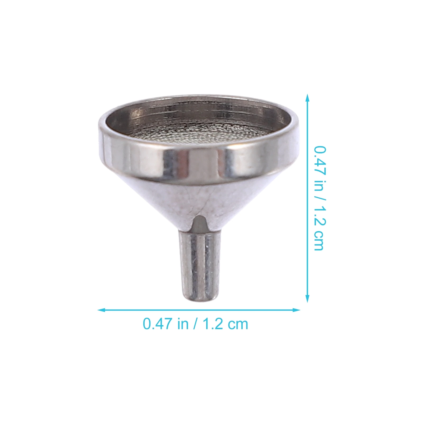 

10Pcs Versatile Stainless Steel Mini Funnels For Filling Small Bottles Liquid Perfume Essentials