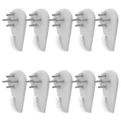 10pcs Photo Frame Hanging Hook Canvas Easel Stand Painting No Trace Photo Frame Nails Wall Concrete Invisible Picture Hangers